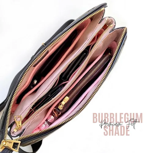 Miniatura 7 de Purse Organizer for Coussin PM Bag Organizer, Lv Coussin MM Bag Organizer, Coussin BB Bag Insert, Handmade Snug Sturdy 2mm Thick Felt with Gold