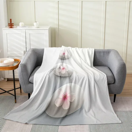 Miniatura 41 de jejeloiu Cute Mushroom Decor Plush Throw Blanket, For Kids Boys Girls 40"x50" Botanical Plants All Season,Bed Blanket Cartoon Mushrooms Flannel