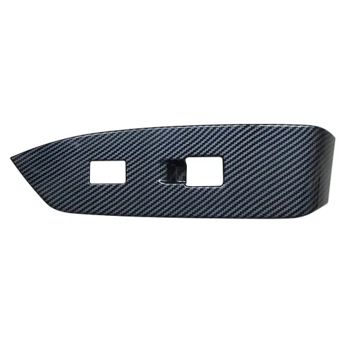 Miniatura 9 de ruihe 4 piezas de fibra de carbono de color de ventana de puerta de automóvil panel de control ajuste para Mazda CX-5 CX5 2017 2018 2019 2020 2021