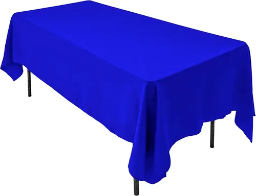 Miniatura 11 de AK TRADING CO. Mantel rectangular de poliéster de 60 x 102 pulgadas, fabricado en Estados Unidos, resistente a las arrugas, ignífugo, duradero
