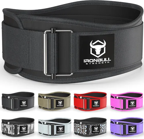 Cinturón de levantamiento de pesas para hombres y mujeres - Ideal para sentadillas, peso muerto, zancadas, ejercicios y entrenamiento - Mejor para