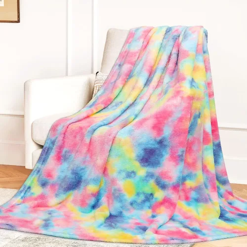 Miniatura 25 de Manta de forro polar púrpura tipo cobija - Manta de 300 GSM para sofá, cama, suave, ligera, mullida, acogedora, mantas de microfibra y cobijas