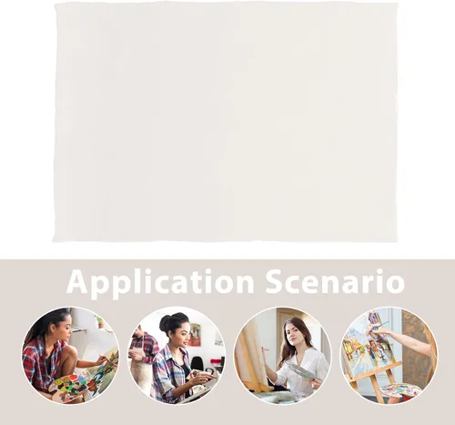Miniatura 9 de DOITOOL 20 Sheets Handmade Cotton Watercolor Paper with Rough Deckled Edge, Textured White Art Paper for Painting, Crafts, Invitations, and Artistic