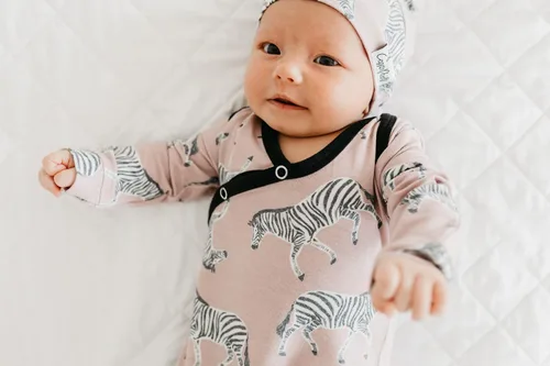 Miniatura 4 de Copper Pearl Baby Beanie Hat Top Knot