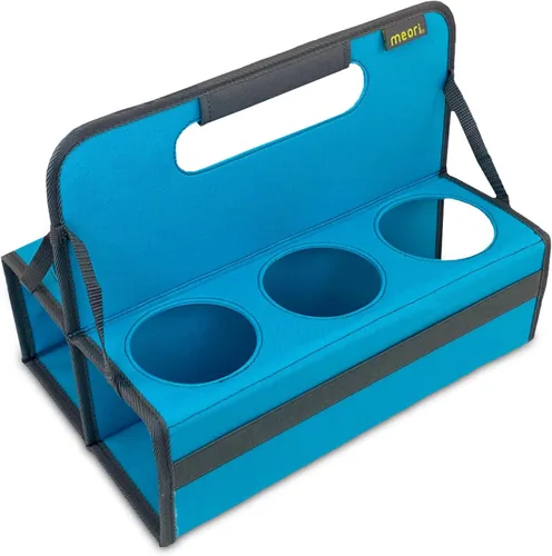 Miniatura 10 de meori Portabebidas reutilizable para 2 tazas, portador de tazas para llevar, plegable, portador de café con asa para vino, cócteles, organizador