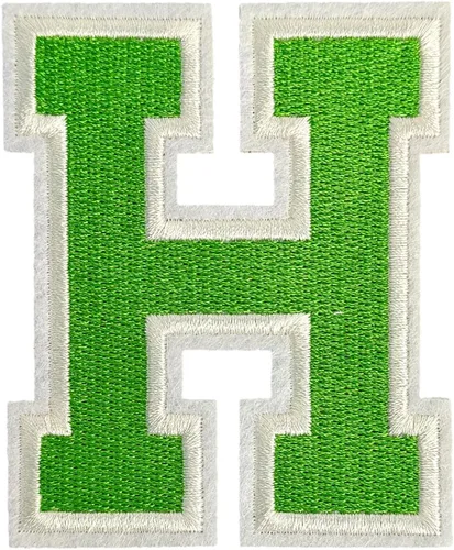 Miniatura 47 de 3 parches de letras termo-adhesivas de 3.14 pulgadas, parche de letras bordadas completo, letras del alfabeto de hierro A-Z, parches para coser