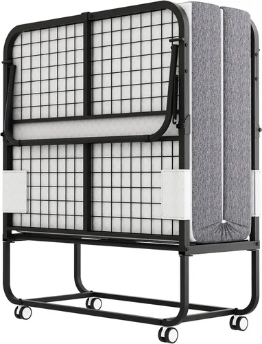 Miniatura 7 de Espsilto - Cama plegable con colchón, cama enrollable de 75" x 31" para adultos, colchón plegable portátil de tamaño cuna para invitados