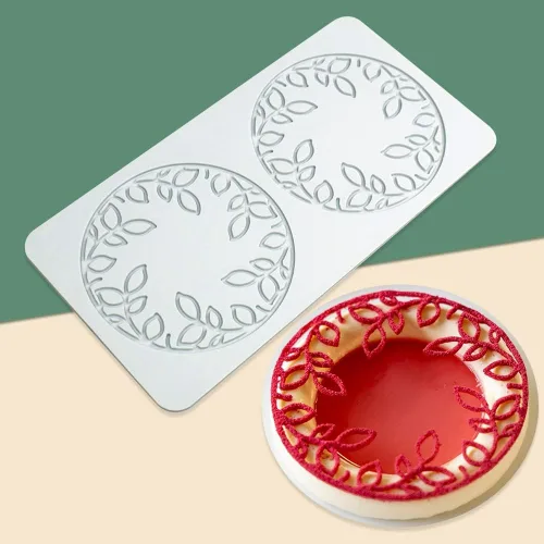 Miniatura 5 de Molde de silicona de hojas huecas para caramelo de chocolate 3D, molde de caramelo de hoja hueca para alimentos, decoración de comidas, molde