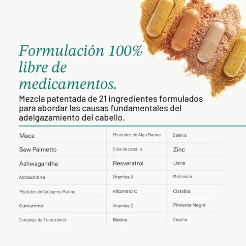 Miniatura 5 de Nutrafol Suplementos para el Crecimiento del Cabello Women's Balance para Mujeres, Edades 45 y Más, Clínicamente Probados para Cabello Visiblemente