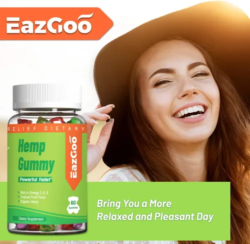 Miniatura 4 de Natural Hemp Gummies 2,000,000 XXL Extra Strength - Veganas, bajas en azúcar, sin OMG - 120