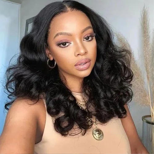 Miniatura 13 de Extensiones de cabello humano corto ondulado suelto, 1 Bunldes, 100% sin procesar, cabello virgen brasileño de 8 pulgadas, extensiones de cabello