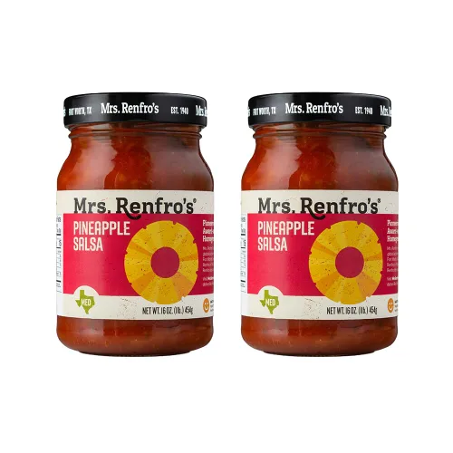 Miniatura 5 de Mrs. Renfro's Salsa de piña - Sin gluten (frascos de 16 onzas, paquete de 4)