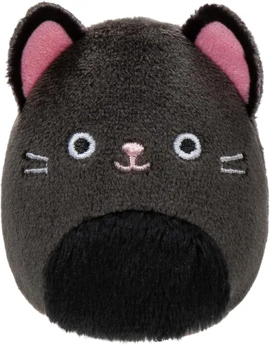 Miniatura 4 de Squishville de Original Squishmallows Escuadrón Negro y Blanco de Peluche - Seis Peluches Squishmallows de 5 cm Incluyendo Tajo, Kayce, Bambalina