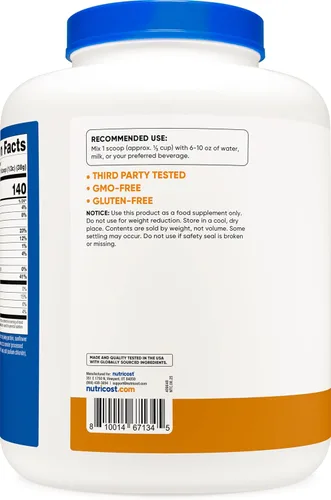 Miniatura 4 de Nutricost Concentrado de proteína de suero (mantequilla de maní y chocolate) 5 libras, sin gluten y sin OMG