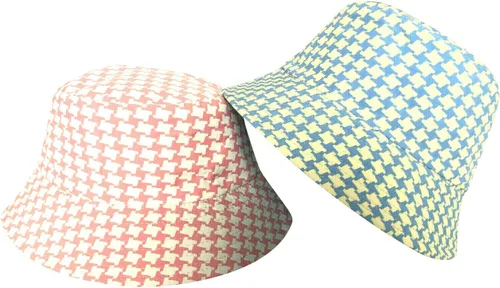 Miniatura 17 de Sombrero de pescador reversible para mujer, diseño de pescador, playa, para el verano, plegable, para el sol 2 piezas leopardo (verde+marrón)