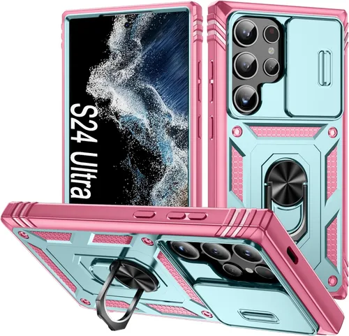 Miniatura 60 de Funda para Galaxy S22 Ultra, a prueba de golpes, resistente a los impactos con lente deslizante Funda protectora para Samsung Galaxy S22 Ultra 4G/5G