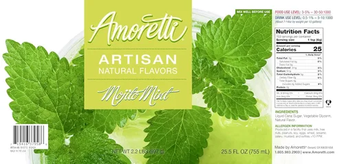 Miniatura 110 de Amoretti - Pasta natural de sabor artesanal de bayas silvestres, 8 onzas, perfecta para helados, bebidas, pasteles y más, sin conservantes, vegana