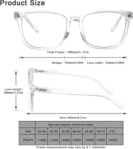 Miniatura 3 de SIGVAN Progressive Multifocal Computer Glasses Women Men Blue Light Blocking Reading Glasses Spring Hinge Readers