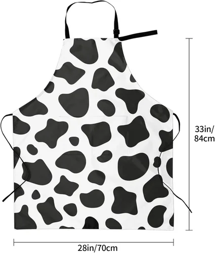 Miniatura 6 de Perinsto Waterproof Apron With 2 Pockets Kitchen Chef Aprons Bibs For Cooking Baking Painting Gardening Grooming