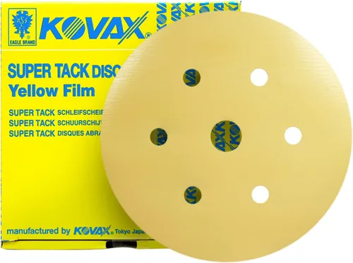 Miniatura 5 de Eagle 554-1200 - Discos de película amarilla SUPER-TACK de 5 pulgadas - Grit P1200-50 discos por caja