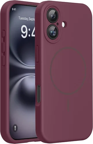 Miniatura 147 de Miracase Funda diseñada para iPhone 13, con protector de pantalla de vidrio templado, forro de microfibra suave antiarañazos, funda de goma