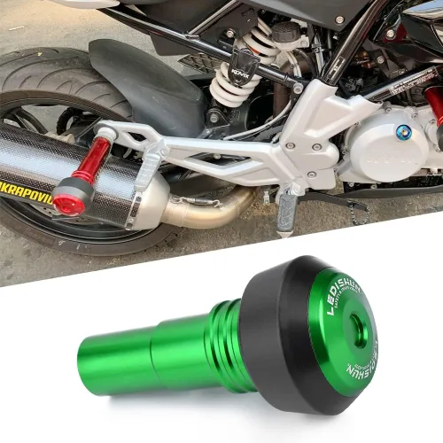 Miniatura 16 de Accessoires - Protector contra caídas de escape deslizante compatible con Suzuki GSXS750, GIXXER 250SF, GIXXER 150SF, GSX-R150, GSX-R125, GSX-S150