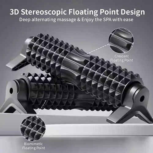 Miniatura 3 de Nuevo soporte de rodillo de espuma con soporte para dolor de espalda y piernas, masajeador de tejido profundo de 21 pulgadas para músculos doloridos