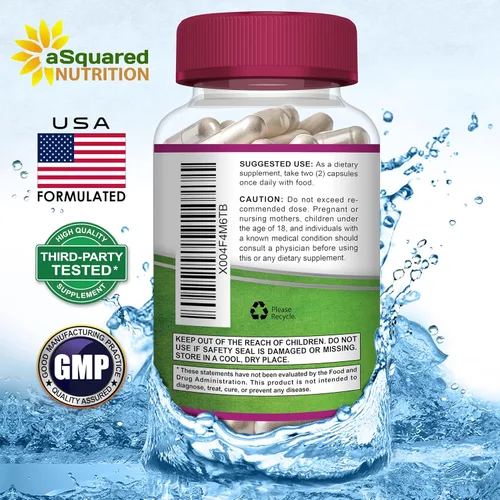Miniatura 9 de aSquared Nutrition Probióticos para mujeres – 50 mil millones de UFC probióticos para mujeres apoya la salud digestiva, intestinal, vaginal