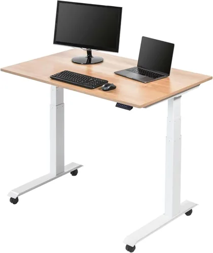Miniatura 15 de Stand Up Desk Store Escritorio eléctrico de altura ajustable con memoria programable (marco negro/parte superior negra mate, 48 pulgadas de ancho)