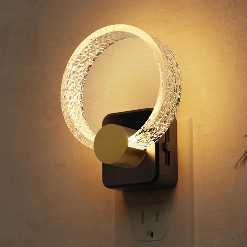 Miniatura 26 de L LOHAS LED Luces nocturnas enchufables a la pared, paquete de 2 unidades de 3000 K/4000 k/5000 K de temperatura de color ajustable, luz nocturna