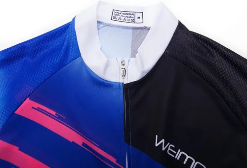 Miniatura 124 de Nuevo Pro cremallera completa hombres ciclismo Jersey manga corta Riding Shirt USA