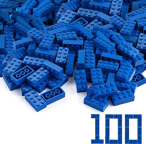 Miniatura 19 de Ladrillos de 2 x 4, lima, 320 piezas partes de color verde amarillento, kit de construcción clásico, conjunto de juego creativo, bloques de juguete