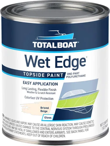 Miniatura 24 de TotalBoat Wet Edge Topside Pintura Marina de Poliuretano Premium Recubrimiento para Barcos, Casas Rodantes, Molduras Exteriores, Fibra de Vidrio