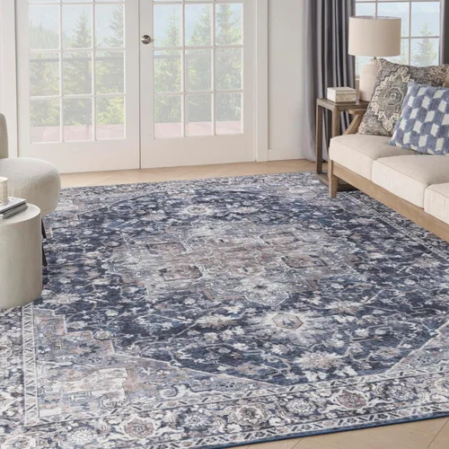 Miniatura 76 de Nourison Home New Concept - Alfombra lavable de 6 x 9 pies, fácil de limpiar, no se desprende, para dormitorio, sala de estar, comedor y cocina