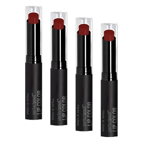 Miniatura 21 de wet n wild Perfect Pout Lápiz Labial, Rojo Oscuro 99% Chance Of Wine, Vegano Sin Gluten Libre de Crueldad Color de Labios, Color de Labios