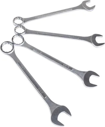 Miniatura 3 de Sunex Tools 9604 Juego de llaves de combinación SAE Super Jumbo, 4 piezas, plateado