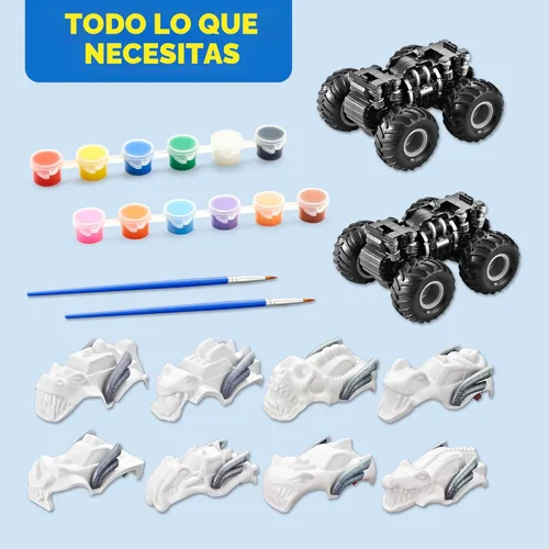 Miniatura 2 de JOYIN Kit de manualidades para niños Construye y pinta tu propio coche monstruo Kit de arte y manualidades Set de juguetes DIY Haz tu propio camión