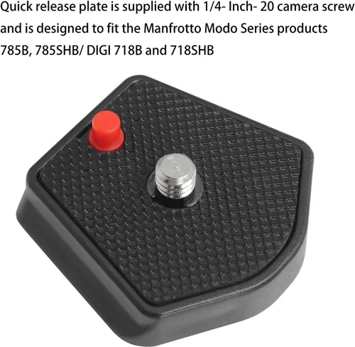 Miniatura 4 de 785PL Placa de liberación rápida LUORNG Placa de liberación rápida QR para modelos 785B, 785SHB/DIGI 718B y 718SHB