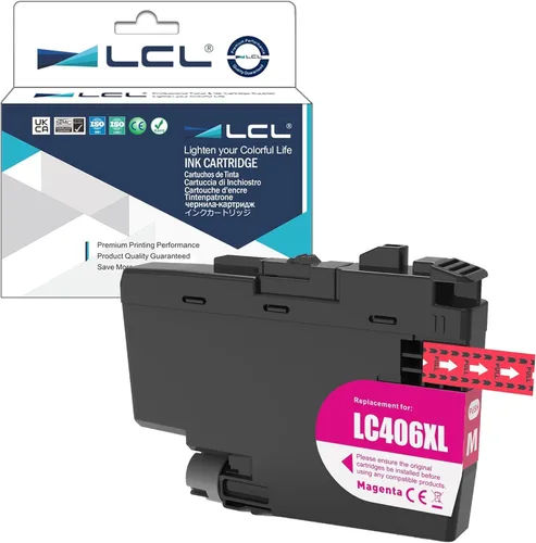 Miniatura 5 de LCL LC406XL Cartucho de tinta de alto rendimiento de repuesto para Brother LC406 LC406XLBK LC 406 XL Cartuchos de tinta negra para Brother