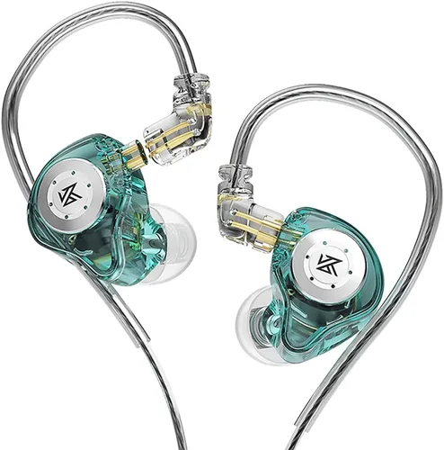 Miniatura 11 de KZ EDX - Monitores intrauditivos, estéreo HiFi para escenario/estudio IEM con aislamiento de ruido con cable deportivo, auriculares con cable Negro
