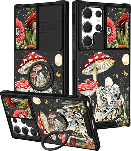 Miniatura 238 de Funermei Funda para teléfono Samsung Galaxy Note 10 Plus – Funda femenina bonita para niñas, diseño inspirador estético con funda para cámara