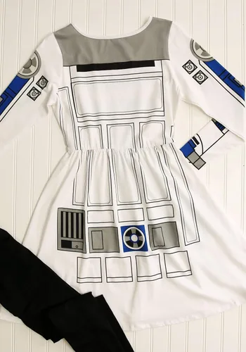 Miniatura 4 de Disfraz de patinadora de Star Wars I am R2D2 para mujer, talla M