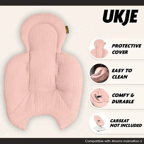 Miniatura 2 de UKJE Funda para columpio compatible con 4moms mamaRoo 5 Swing Accesorios para columpio de bebé Forro reversible para asiento infantil Fácil