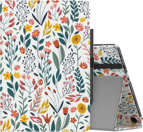 Miniatura 31 de MoKo - Funda para tablet Kindle Fire HD 10 y 10 Plus (11.ª generación, versión 2021), diseño delgado y plegable con función de encendido y apagado