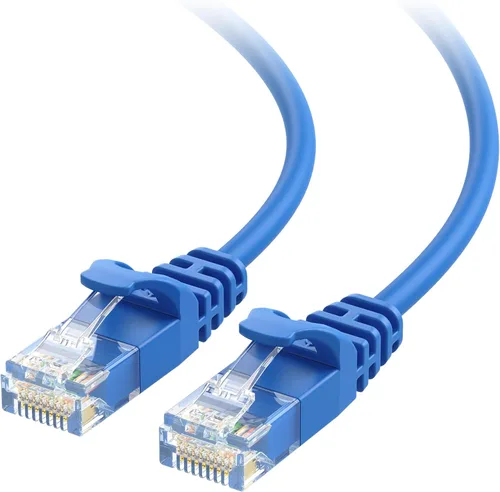Miniatura 9 de Cable Matters Paquete de 5 cables Ethernet Cat 6 cortos sin enganches de 10 Gbps, cable Cat 6 de perfil delgado, cable Cat6, cable Ethernet fino
