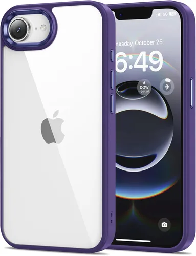 Miniatura 20 de HOOMIL Funda para iPhone 7 Plus/iPhone 8 Plus de 5.5 pulgadas, no amarillea, protección contra caídas, cubierta trasera dura transparente