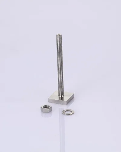Miniatura 5 de Pernos de ranura en T para barras de portaequipajes de techo, plataforma, cesta de carga, adaptador de perno cuadrado en T de acero inoxidable