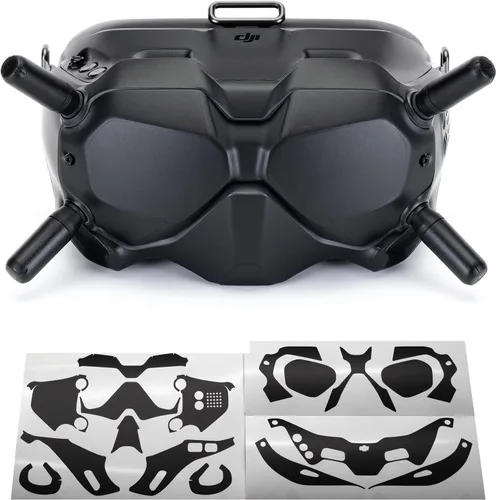 Miniatura 5 de WRAPGRADE Skin compatible con DJI FPV Gafas V2 (Airforce Silver)