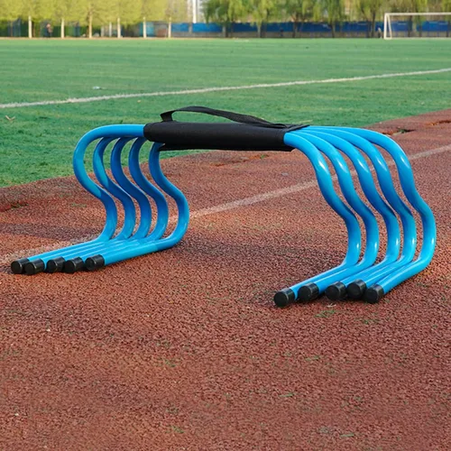 Miniatura 14 de YXXSDP Entrenamiento de velocidad de agilidad obstáculos para atletas, equipo de práctica deportiva portátil multicolor para entrenamiento