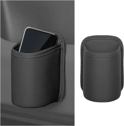 Portavasos grande para puerta de automóvil, clip en el asiento del vehículo, soporte para bebidas colgante lateral, organizador de botellas de agua